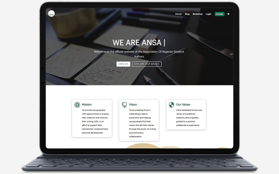Association of Nigerian Student Authors Website
