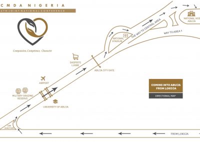 CMDA Nigeria Directional Map Design